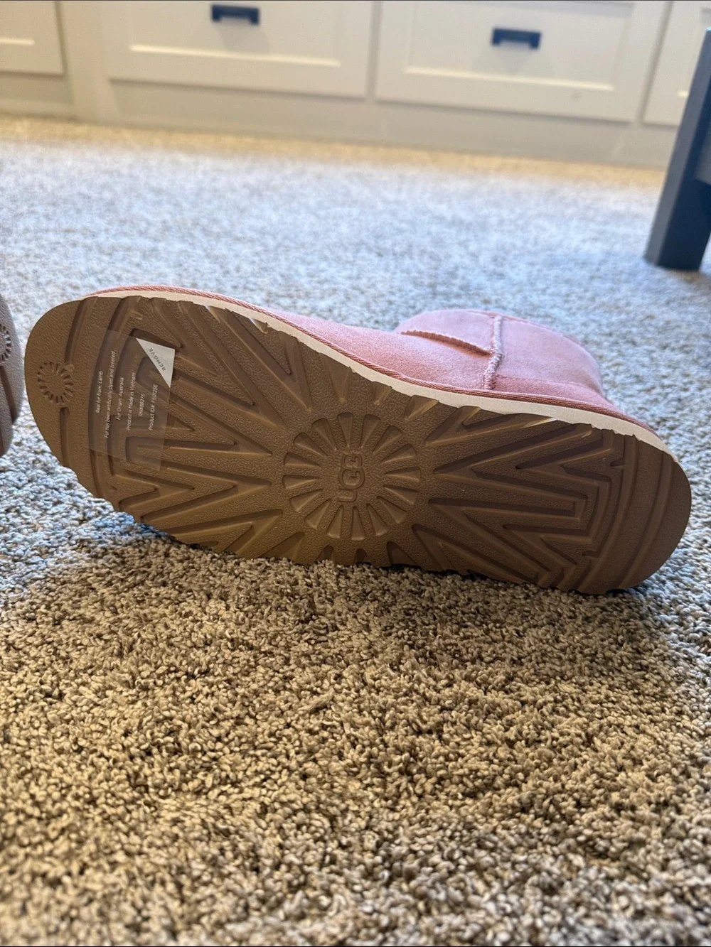New Pink Ugg boots